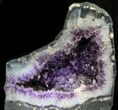 Amethyst Geode With Calcite ( lbs) - Cyber Monday Special! #34439-1